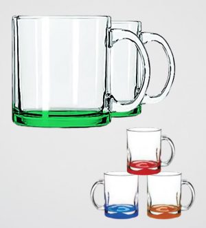 Glass Bottom Color Mug