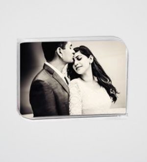 Personalized Smooth Edge Small Photo Frame (L8 x H6 x W2)