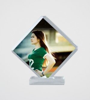 Personalized Square Trophy Photo Frames (L14 x H13 x W2)