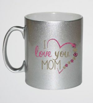 Personalized Ceramic Silver Colour Mug